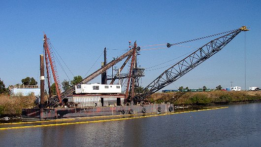 Dredge Monarch after the salvage